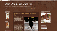 Desktop Screenshot of justonemorechapter.com